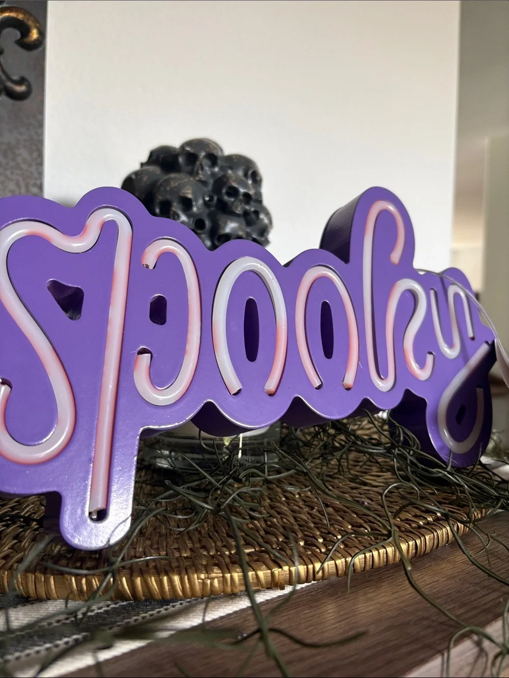 🆕”Spooky” LED Light Up Table Sign